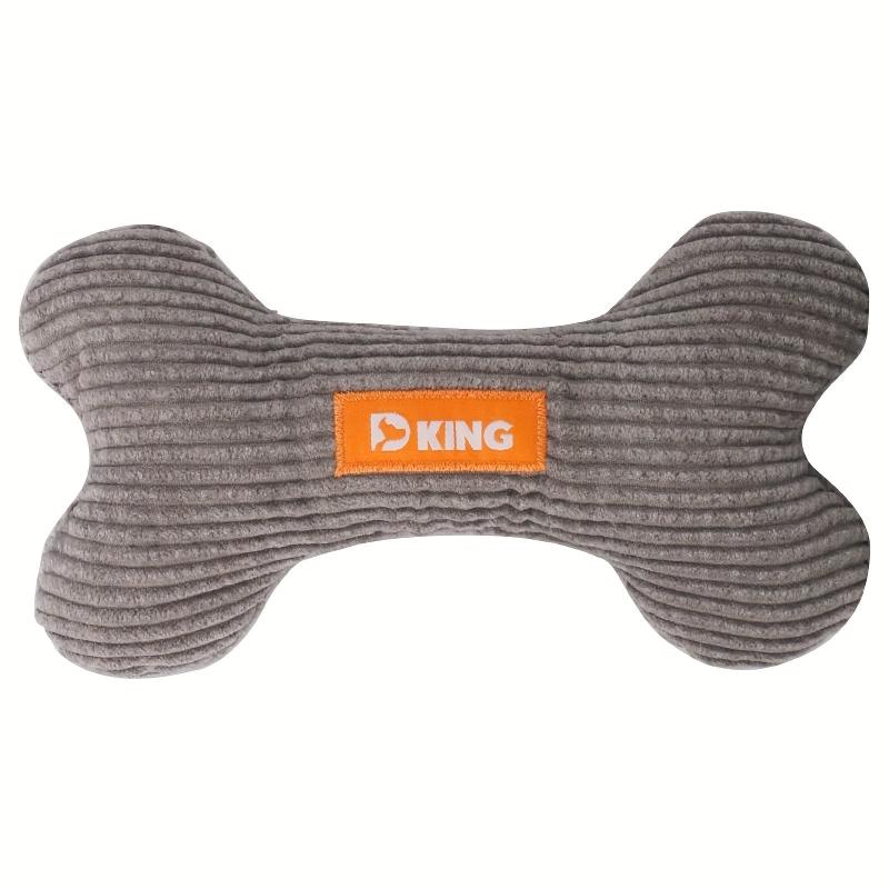 Bone Pet Grinding Teeth Squeaky Plush Toy for Dogs