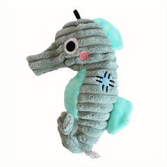 Durable Sea Animals Plush Toy for Dogs with Squeaker