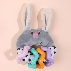 Rabbit Shaped Pet Teeth Grinding Toy with Biting Sound
