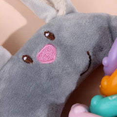 Rabbit Shaped Pet Teeth Grinding Toy with Biting Sound