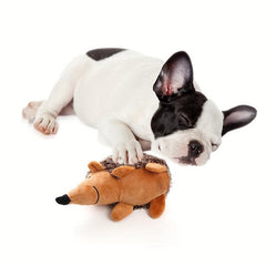 Durable Hedgehog Pet Toy for Teeth Grinding & Playful Sounds