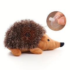 Durable Hedgehog Pet Toy for Teeth Grinding & Playful Sounds