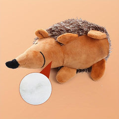 Durable Hedgehog Pet Toy for Teeth Grinding & Playful Sounds