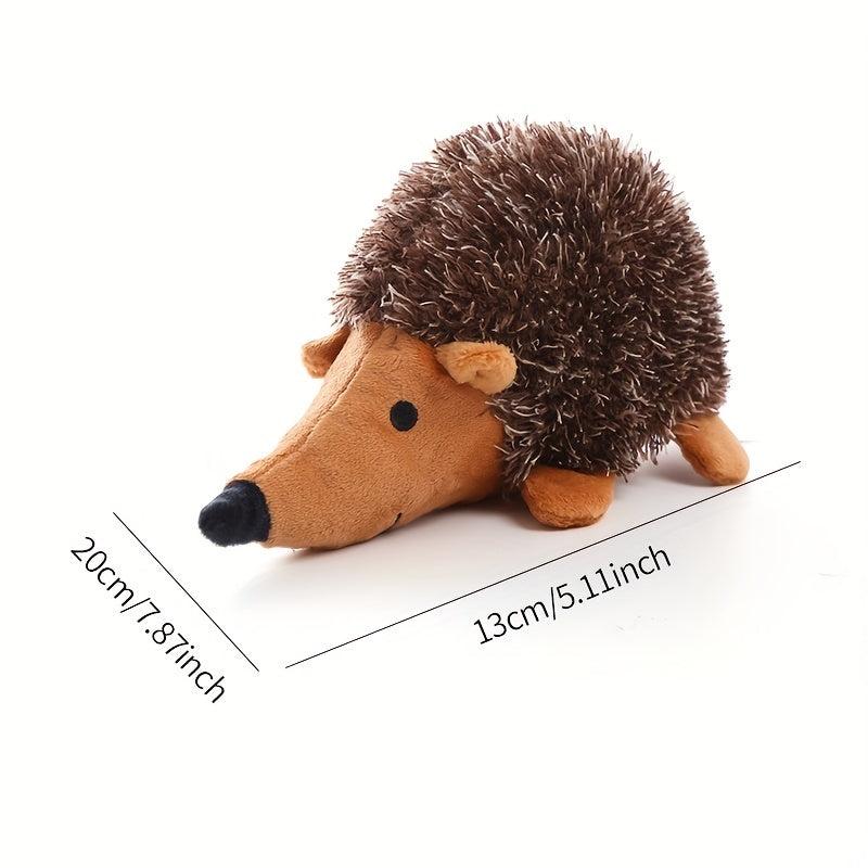 Durable Hedgehog Pet Toy for Teeth Grinding & Playful Sounds