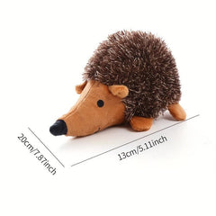 Durable Hedgehog Pet Toy for Teeth Grinding & Playful Sounds