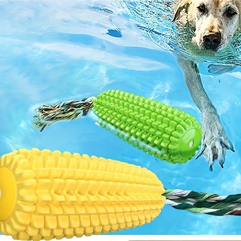 Corn Durable Dog Chew Toys Knot Rope Tough Squeaky Dog Grinding Teeth Toys