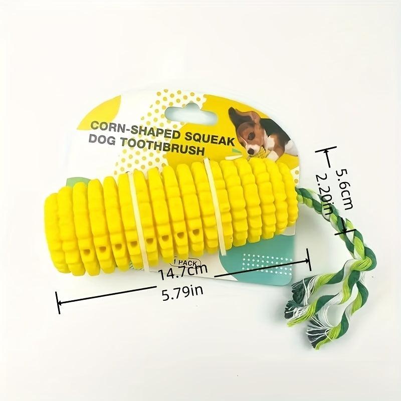 Corn Durable Dog Chew Toys Knot Rope Tough Squeaky Dog Grinding Teeth Toys