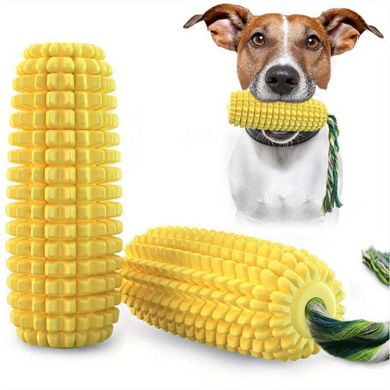 Corn Durable Dog Chew Toys Knot Rope Tough Squeaky Dog Grinding Teeth Toys