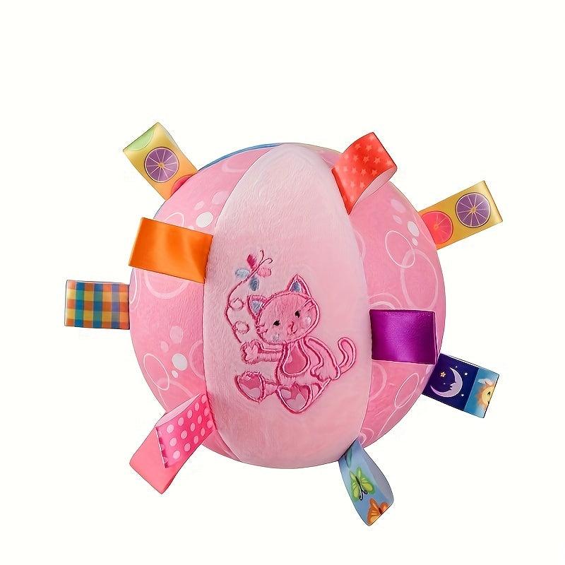 Durable Football Pet Toy With Straps Dog Chewing Plush Ball Toy