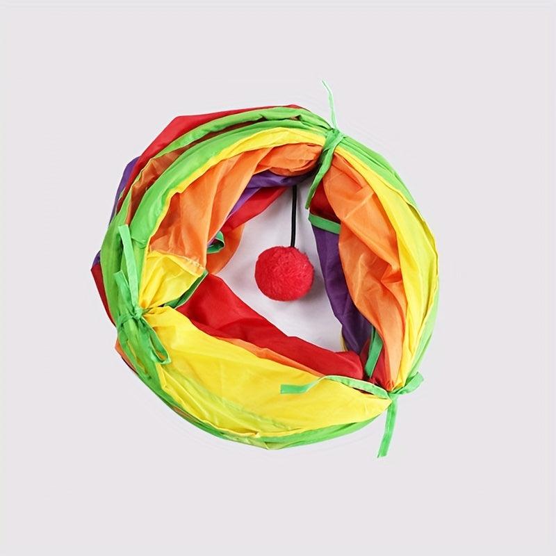 Cat Tunnel Dog Training Tunnel Foldable Storage Tunnel
