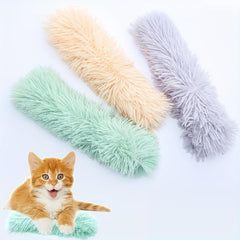 Interactive Cat Toy Plush Pillow with Sounding Paper