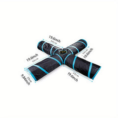 Collapsible Pet Cat Tunnel with Bonus Toy Balls
