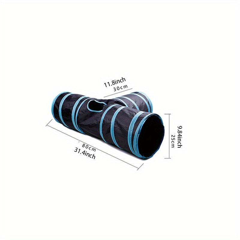 Collapsible Pet Cat Tunnel with Bonus Toy Balls