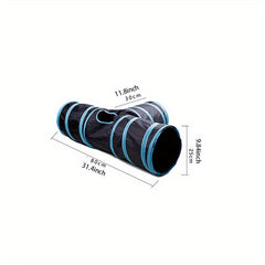Collapsible Pet Cat Tunnel with Bonus Toy Balls