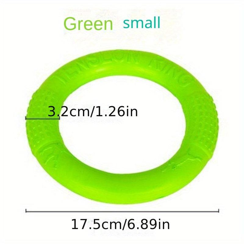 Durable Plain Pet Training Flying Disc Ring Chew Toy