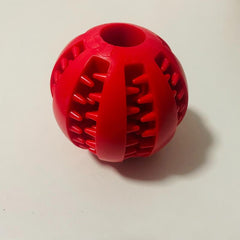 Dog Ball Toy Leaking Food Rubber Chew Molar Interactive