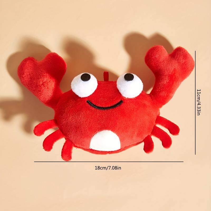 Durable Crab Toy for Teeth Grinding - Squeaking