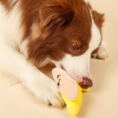 Banana Pet Squeaky Plush Toy for Dogs