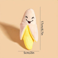 Banana Pet Squeaky Plush Toy for Dogs