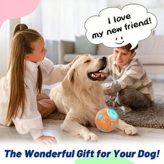 Large Wobble Giggle Dog Ball Interactive Dog Toys Ball Squeaky Dog Toys Ball