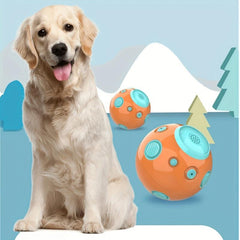 Large Wobble Giggle Dog Ball Interactive Dog Toys Ball Squeaky Dog Toys Ball