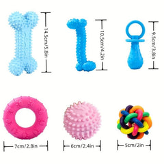 Random Pet Teeth Grinding Squeaky Plush Toy Chew Toy For Dog