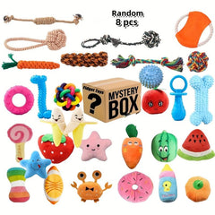 Random Pet Teeth Grinding Squeaky Plush Toy Chew Toy For Dog