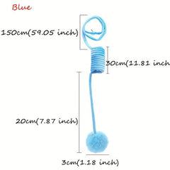 Interactive Door Hanging Cat Toy with Suction Cup