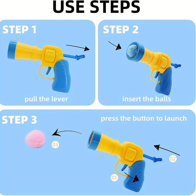 Interactive Launch Training Cat Toys Creative Kittens Mini Pompoms Games