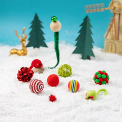 8pcs Christmas Cat Toy Set - Indoor Cat Supplies
