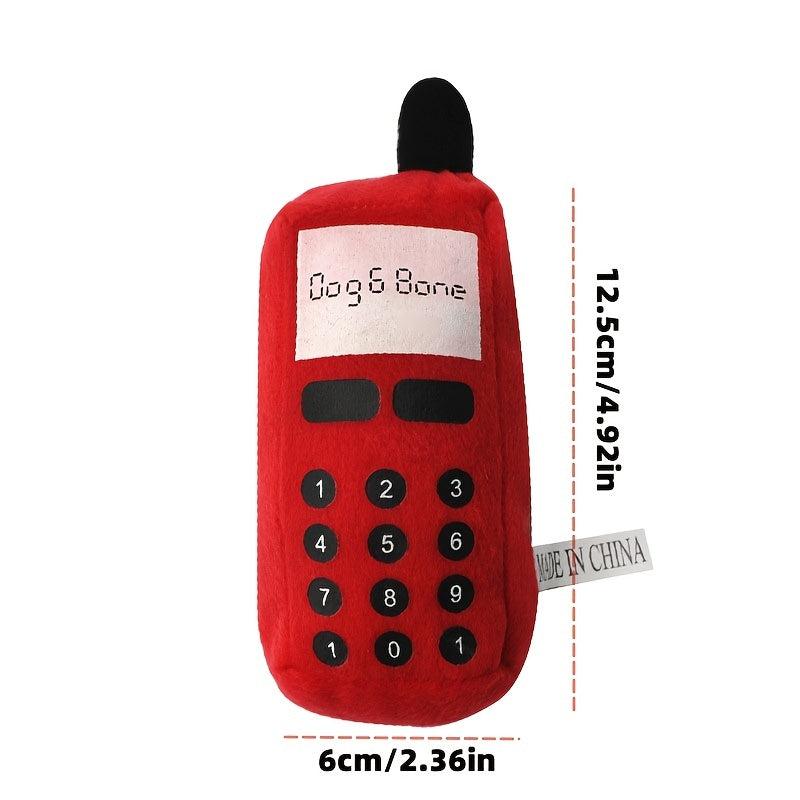 Phone Shape Dog Toy Soft Squeaky Pet Toys Durable Dog Chew Toys