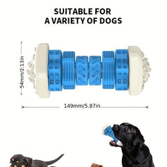 Indestructible Dog Chew Toy Interactive Bone Food Dispensing Tooth Cleaning