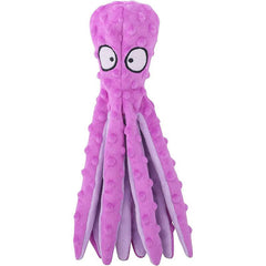 Soft Octopus Plush Dog Toy Cleans Teeth