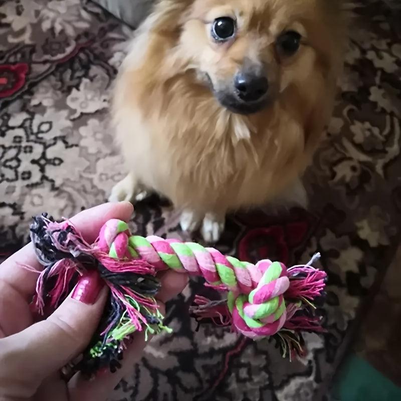 Durable Braided Rope Knot Pet Toy for Dog Teeth Cleaning