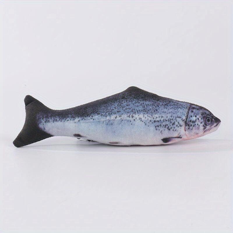 Soft Plush Fish Toy for Pet Entertainment and Home Decor