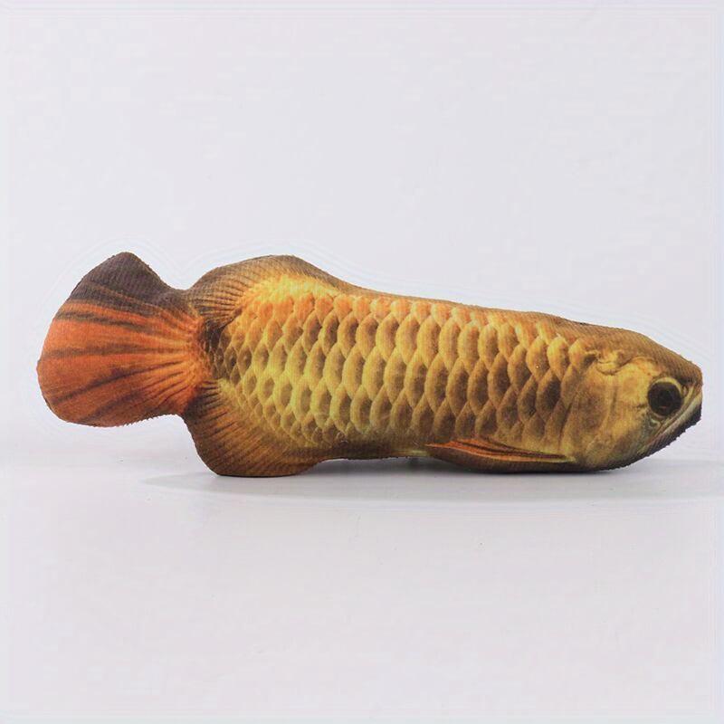 Soft Plush Fish Toy for Pet Entertainment and Home Decor