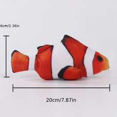 Soft Plush Fish Toy for Pet Entertainment and Home Decor