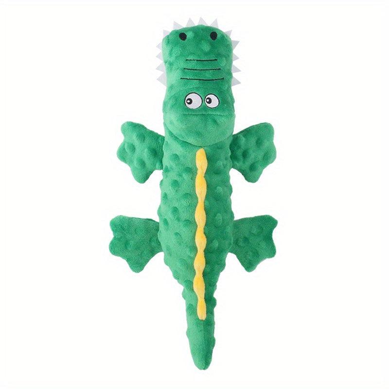 Crocodile Dinosaur Pet Squeaky Plush Toy for Dogs