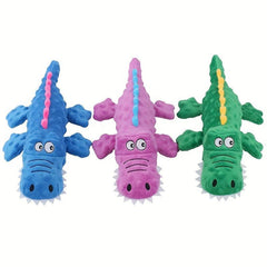 Crocodile Dinosaur Pet Squeaky Plush Toy for Dogs