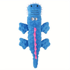 Crocodile Dinosaur Pet Squeaky Plush Toy for Dogs