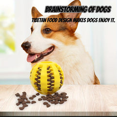 Dog Leaking Food Toy Rubber Chew Toys Interactive Toy