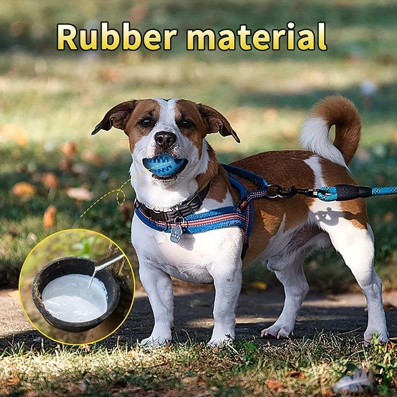 Interactive Dog Ball Toy for Molar Health and Food Dispensing