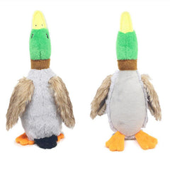 Plush Duck Squeak Dog Toy with Rope - Cleaning Tooth Chew Toy