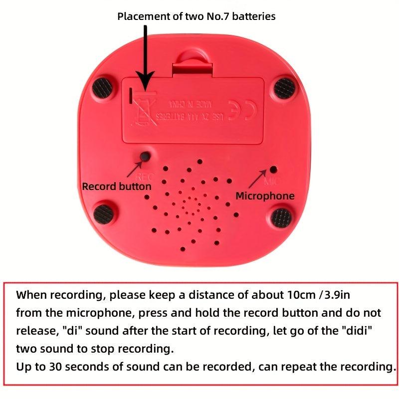 Recordable Pet Vocalizer Dog Toy Bite Resistant & Fun