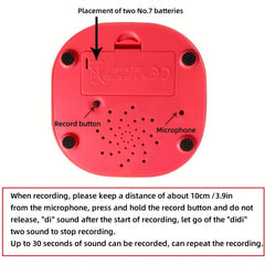 Recordable Pet Vocalizer Dog Toy Bite Resistant & Fun