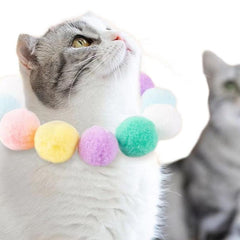 Mixed Pet Plush Elastic Ball Cat Teaser Toys Interactive Supplies
