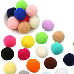 Mixed Pet Plush Elastic Ball Cat Teaser Toys Interactive Supplies