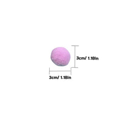 Mixed Pet Plush Elastic Ball Cat Teaser Toys Interactive Supplies