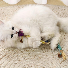 Silvervine Cat Teething Stick Toy with Ball Toy