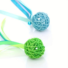 Colorful Rattan Balls Pet Toys for Birds and Hamsters
